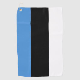 Estse vlag en Estse golfvakantie/sport Golfhanddoek