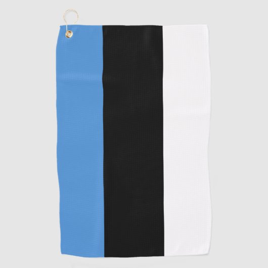Estse vlag en Estse golfvakantie/sport Golfhanddoek (Voorkant)