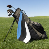 Estse vlag en Estse golfvakantie/sport Golfhanddoek (Groen)