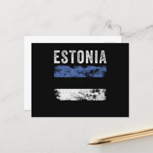 Estse vlag - Estse vlag Briefkaart