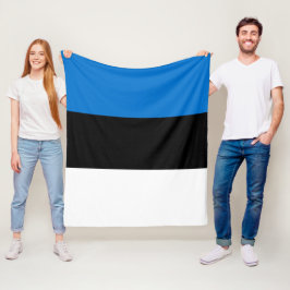 Estse vlag fleece deken