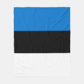 Estse vlag fleece deken (Voorkant)