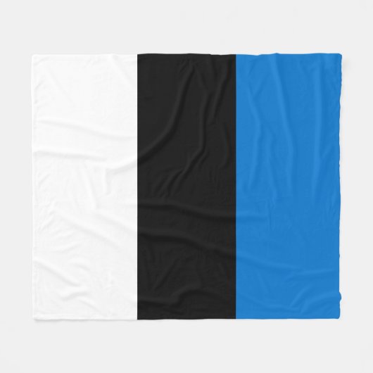Estse vlag fleece deken (Voorkant (Horizontaal))
