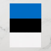 Estse vlag folie uitnodiging (Achterkant)