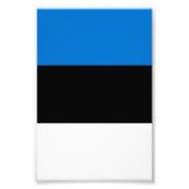 Estse vlag foto afdruk (Voorkant)