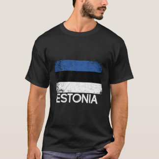 Estse vlag  gemaakt in Estland Gift T-shirt