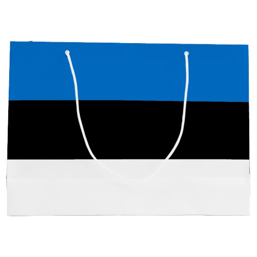 Estse vlag groot cadeauzakje (Achterkant)