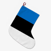 Estse vlag grote kerstsok (Voorkant (Hangend))