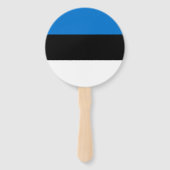 Estse vlag handwaaier (Voorkant)
