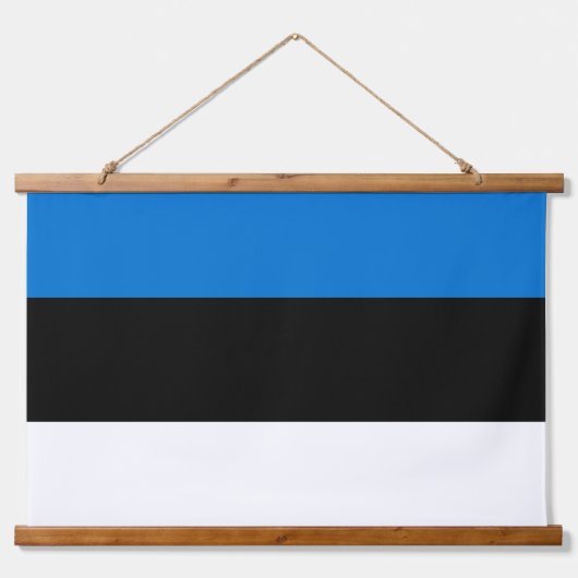 Estse vlag hangend wandkleed (Voorkant)