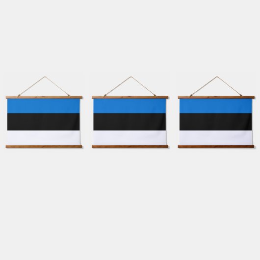 Estse vlag hangend wandkleed (Driedubbel)