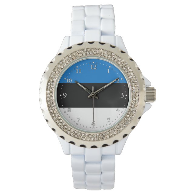 Estse vlag horloge (Voorkant)