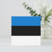 Estse vlag kaart (Staand voorkant)