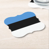 Estse vlag kartonnen onderzetters (Gekanteld)