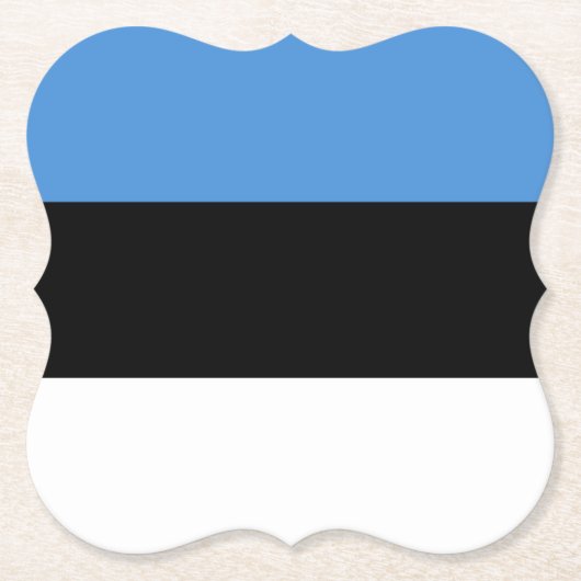 Estse vlag kartonnen onderzetters (Voorkant)