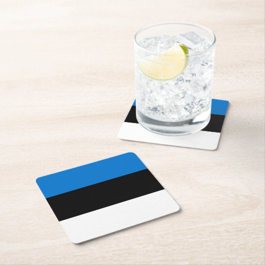 Estse vlag kartonnen onderzetters (Insitu)