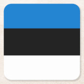Estse vlag kartonnen onderzetters (Voorkant)