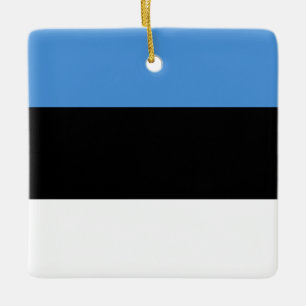 Estse vlag keramisch ornament