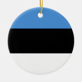 Estse vlag keramisch ornament (Voorkant)