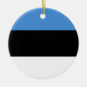 Estse vlag keramisch ornament
