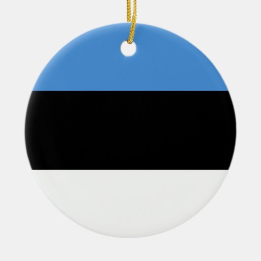 Estse vlag keramisch ornament (Voorkant)