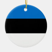 Estse vlag keramisch ornament (Voorkant)