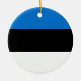 Estse vlag keramisch ornament