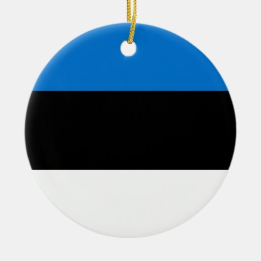 Estse vlag keramisch ornament (Voorkant)