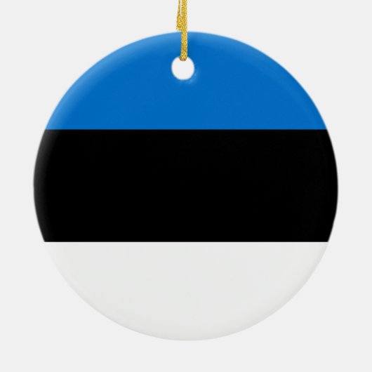 Estse vlag keramisch ornament (Achterkant)