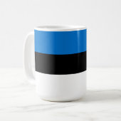 Estse vlag koffiemok (Voorkant links)