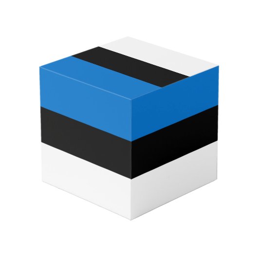 Estse vlag kubus (Achter hoekig)