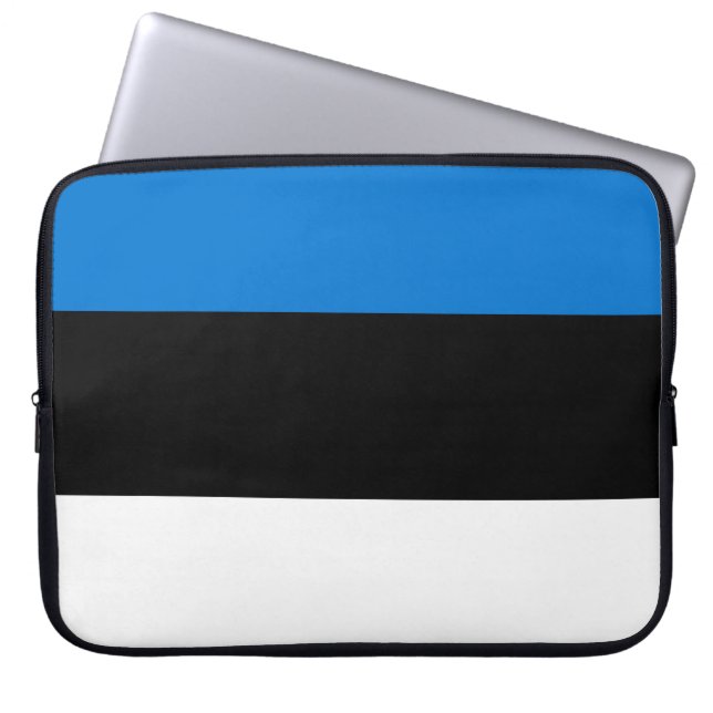 Estse vlag laptop sleeve (Voorkant)