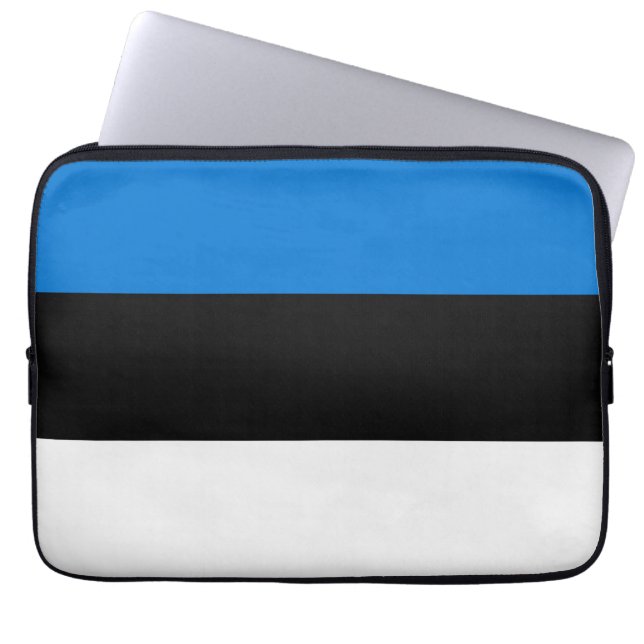 Estse vlag laptop sleeve (Voorkant)