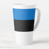 Estse vlag latte mok (Rechterhoek)