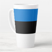 Estse vlag latte mok (Linkerhoek)