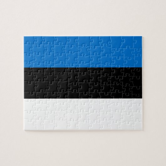 Estse vlag legpuzzel (Horizontaal)