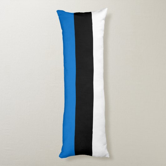Estse vlag lichaamskussen (Achterkant (Verticaal))