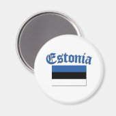 Estse vlag magneet (Voorkant / Achterkant)