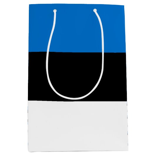 Estse vlag medium cadeauzakje (Voorkant)