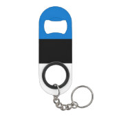 Estse vlag mini flessenopener (Achterkant)