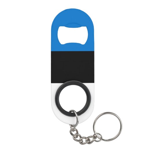 Estse vlag mini flessenopener (Achterkant)