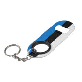 Estse vlag mini flessenopener (Voorkant Gekanteld)