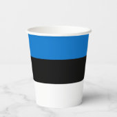 Estse vlag papieren bekers (Achterkant)