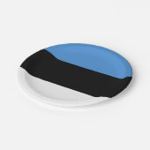 Estse vlag papieren bordje (Gekanteld)