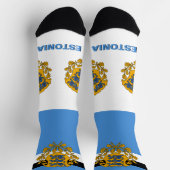 Estse vlag Patriottisch, Duurzame Estland Sokken (Top)