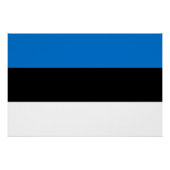 Estse vlag perfect poster (Voorkant)