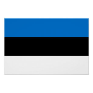 Estse vlag perfect poster