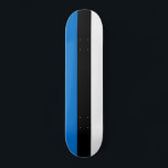 Estse vlag persoonlijk skateboard<br><div class="desc">Patriottische vlag van Estland.</div>