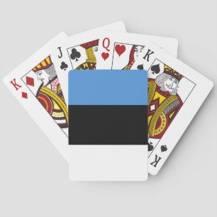Estse vlag pokerkaarten