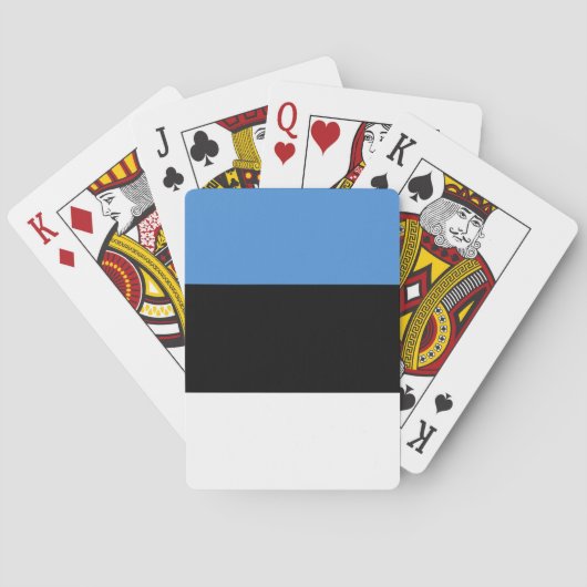 Estse vlag pokerkaarten (Achterkant)